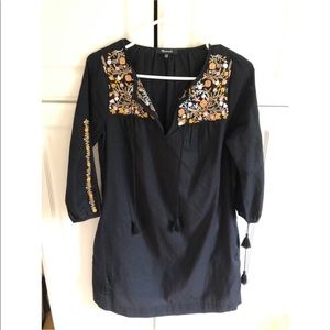 Madewell Beach Coverup - Black XXS